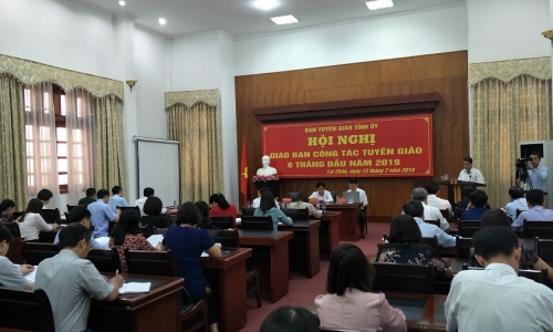 Lai Châu: Sơ kết công tác tuyên giáo 6 tháng đầu năm, triển khai nhiệm vụ 6 tháng cuối năm 2019